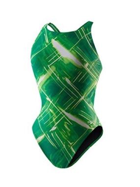 Speedo Abstract Print One-Piece Swimsuit